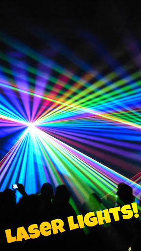 Android application Laser Disco Lights screenshort
