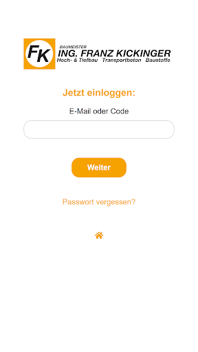 Android application Kickinger screenshort