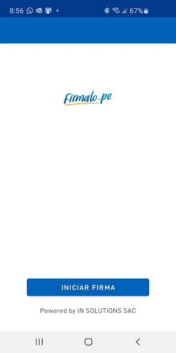 Android application Firmalo.pe screenshort