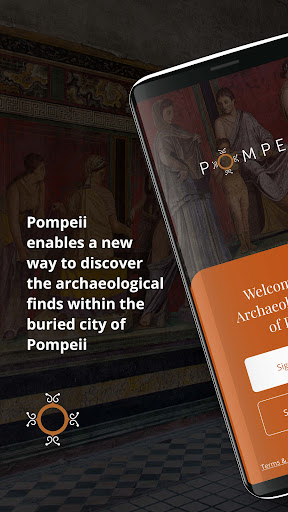 Android application MyPompeii screenshort