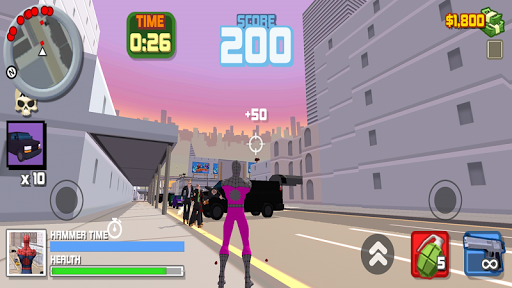Android application Super Spider Rope City Hero screenshort