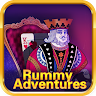 Rummy adventures card game online icon