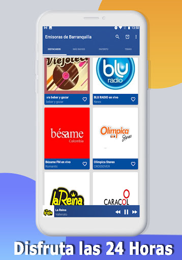 Android application Emisoras de Barranquilla screenshort