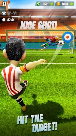 Game screenshot サッカーヒーロー: フリックフットボール mod apk