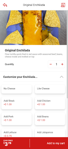 Tasty Tacos Screen 2