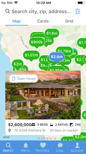Kona Home Finder Screen 3