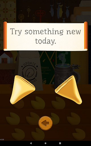 Android application Wonder shop. Fortune Cookies. screenshort