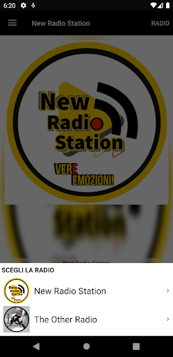 Android application TheNewRadioStation screenshort