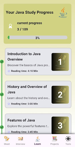 App preview