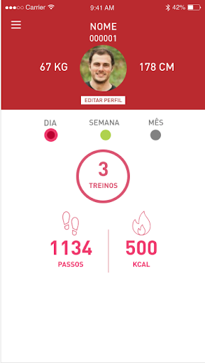 Android application Reebok Sports Club screenshort