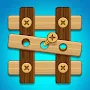 Screw Puzzle: Wood Nuts Bolts