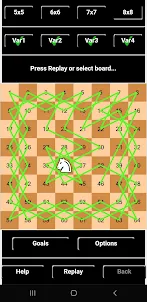 Knight Moves Tour Chess Puzzle
