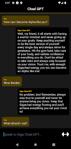 Android application Chad PT screenshort
