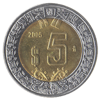 5 pesos