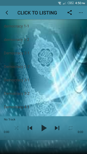 Android application Democracy Sheikh Albani Zaria screenshort