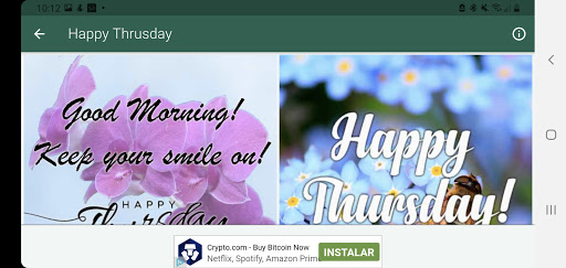 THURSDAY WITH MORNING MESSAGES