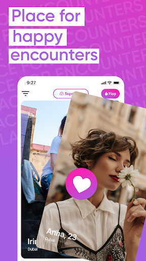 Android application Flopi dating app screenshort