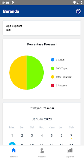 Android application Presensi DPMPTSP Kab Cirebon screenshort