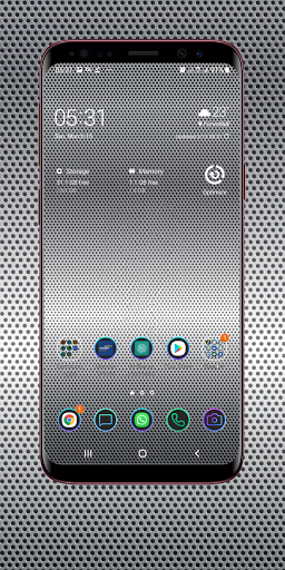 Android application Silver Wallpaper screenshort
