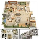 New 3D House Plan icon