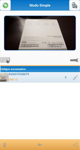 SimplyGest Inventario Screen 2