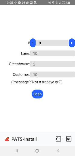 Android application PATS install screenshort
