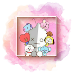 Cover Image of Tải xuống BT21 Stickers for Whats - BTS  APK