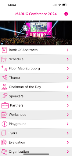 Android application MARUG Conference 2024 screenshort