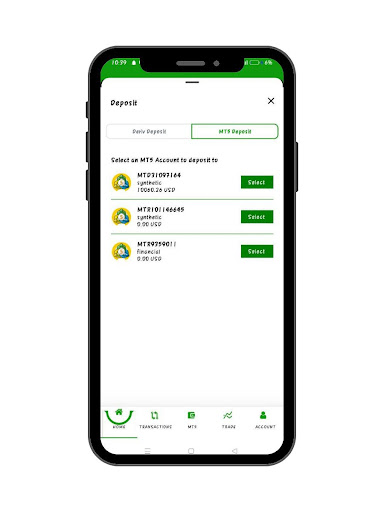 Deriv Mpesa Screen 3
