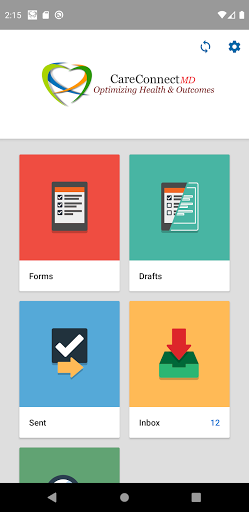 Android application CareConnectMD screenshort