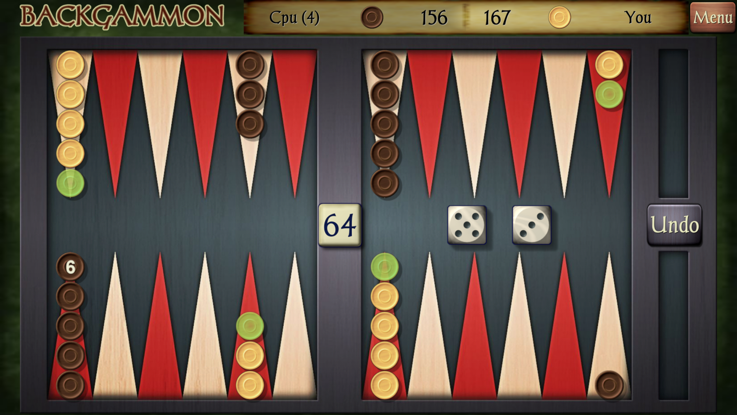 Backgammon Pro Screen 3