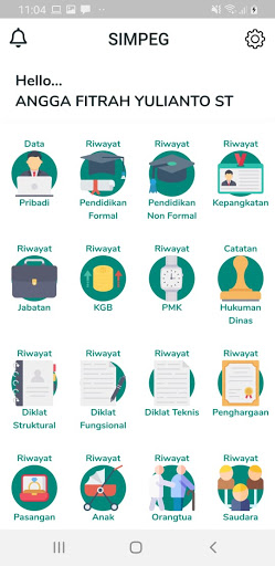 SIMPEG BKPP Pemerintah Kota Ba Screen 3