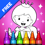 Princess Glitter Coloring Book and Girl Games Apk