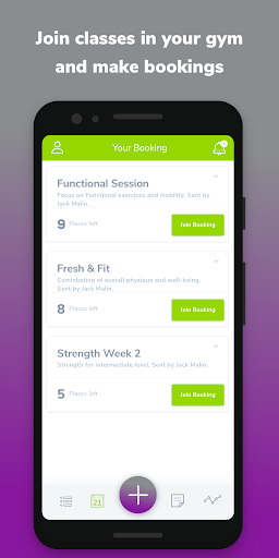 Android application Elite Fitness Scunthorpe screenshort
