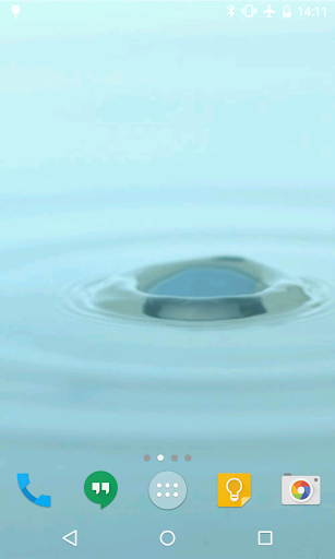 Water Drops Live Wallpaper Screen 2