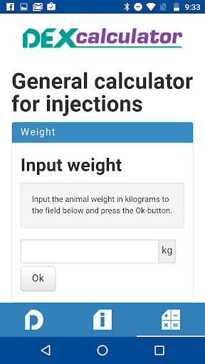 Dexcalculator Screen 3