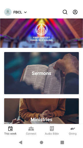 Android application FBC Luling screenshort