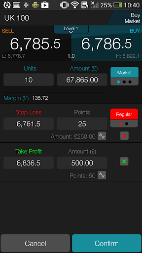 Android application TradeRoom screenshort