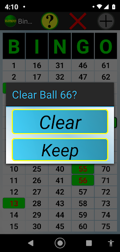 Bingo Caller Deluxe Screen 2