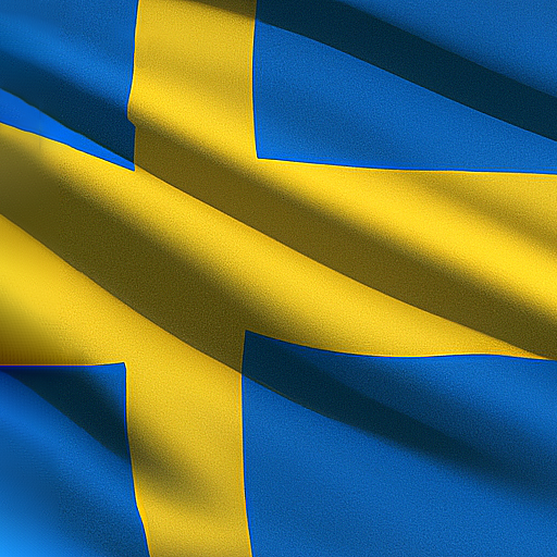 Sweden Flag & National Anthem logo