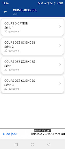 ItemApp Exetat Items RDC Screen 2
