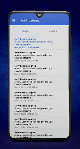 Android application Nubiz Partner screenshort