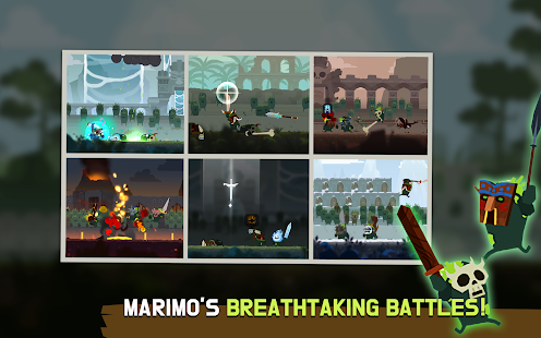 Marimo League : Be God, show Miracles on battles! Screenshot