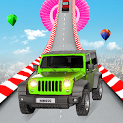 Military Jeep Car games: stunt race 3D