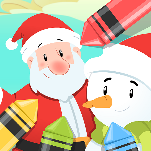 Christmas Coloring Book for Ki logo