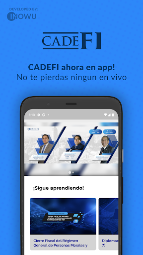 Android application CADEFI screenshort