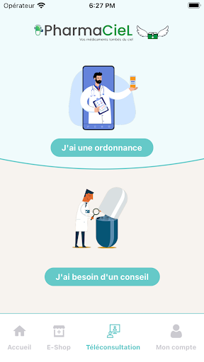 Android application PharmaCieL screenshort