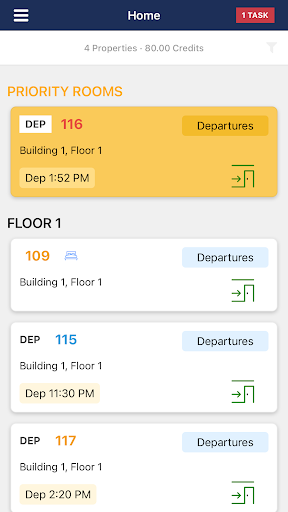 Android application Hopr Attendant screenshort