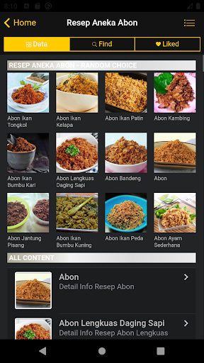 Resep Aneka Abon Screen 2