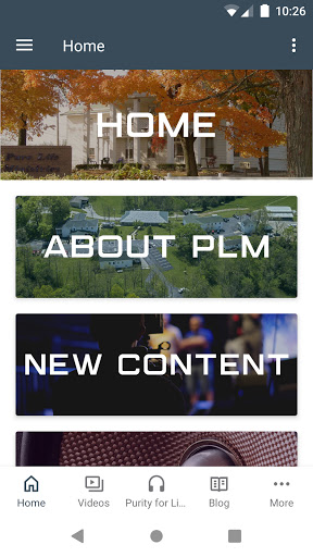 Android application Pure Life Ministries screenshort